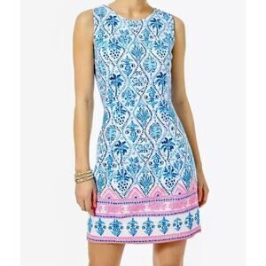 Lilly Pulitzer Mila Stretch Shift Dress Isle Of Tile